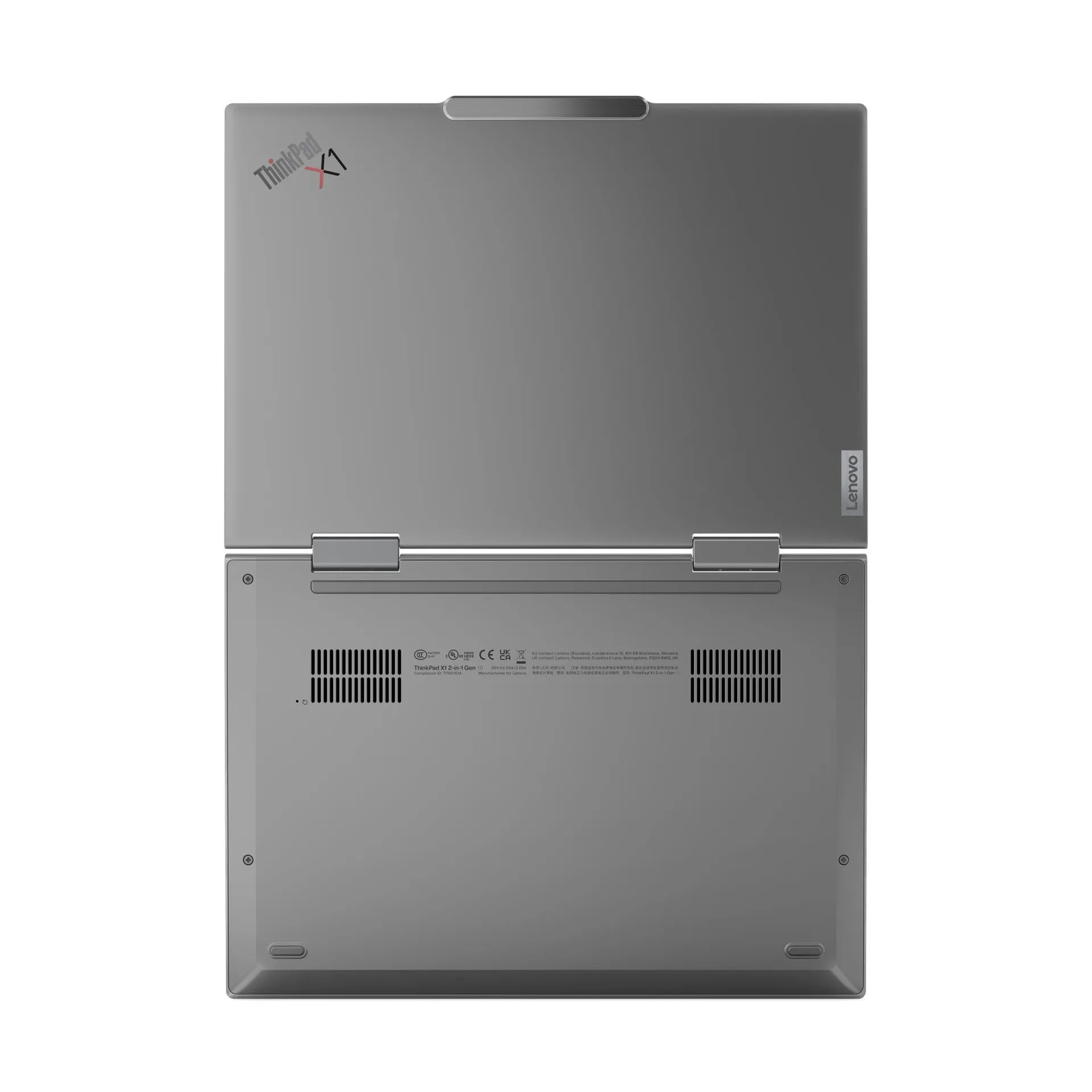 Lenovo ThinkPad X1 2 in 1 Gen 10 Aura Edition (Core Ultra 5 225U, 16GB, 512GB, 14.0 inch FHD+ cảm ứng, xoay gập) - Mặt đáy