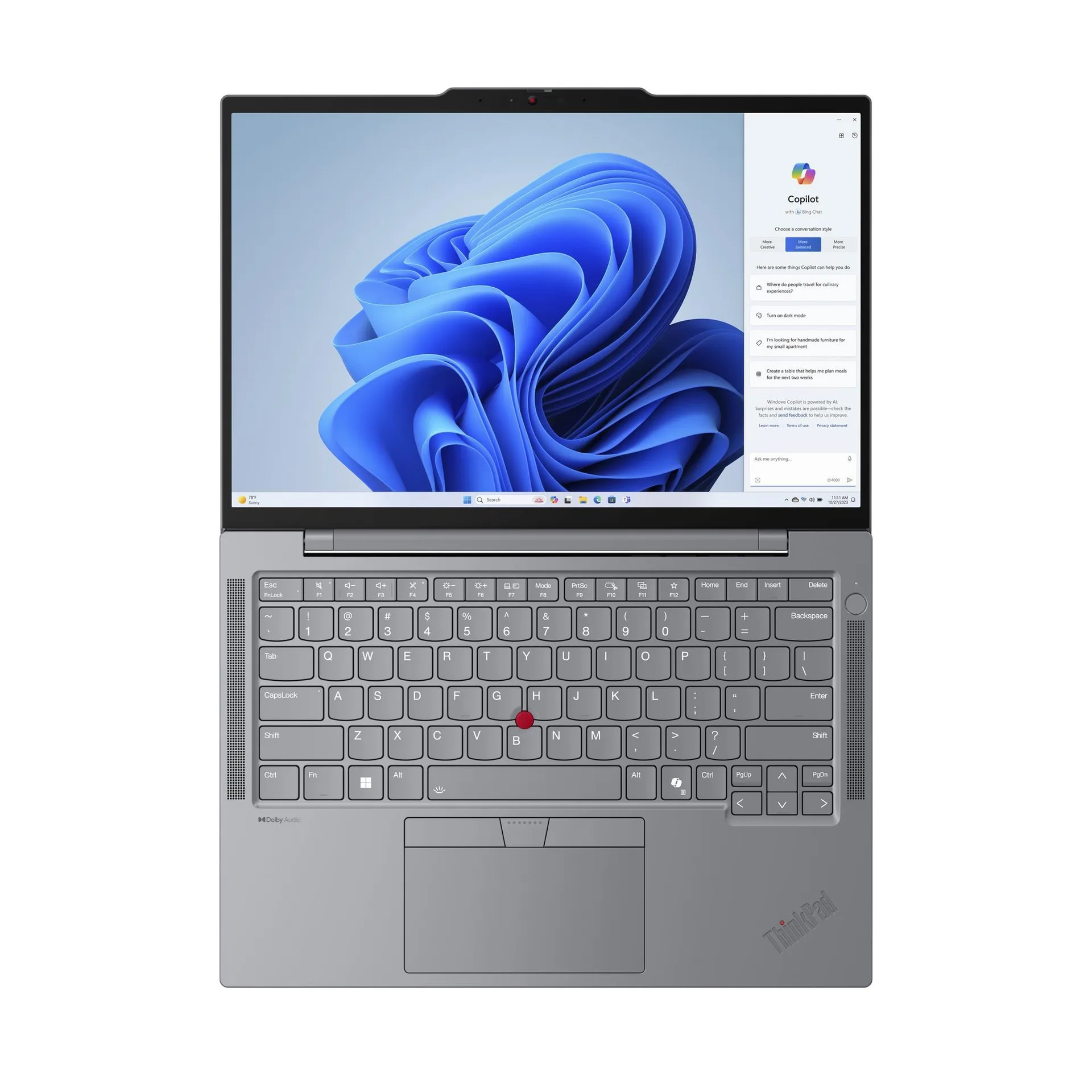 Lenovo Thinkpad T14S Gen 5 (2024) (Core Ultra 5 125U, 16GB, 256GB, 14.0 inch FHD+ 1920x1200 (Lenovo Warranty 12-36 Tháng)) - Bàn phím và touchpad