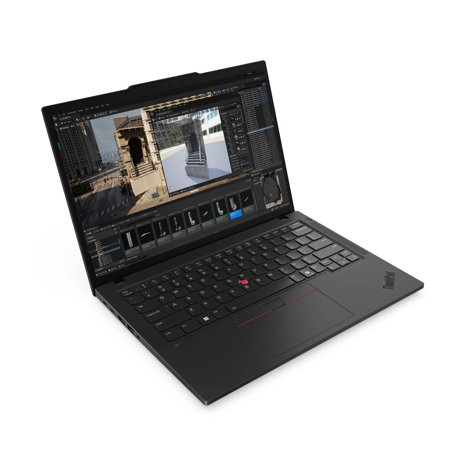Lenovo ThinkPad P14s Gen 5 (2024) (Ryzen 7 PRO 8840HS, 32GB, 1TB, 14.0 inch FHD) - Góc nhìn tổng thể