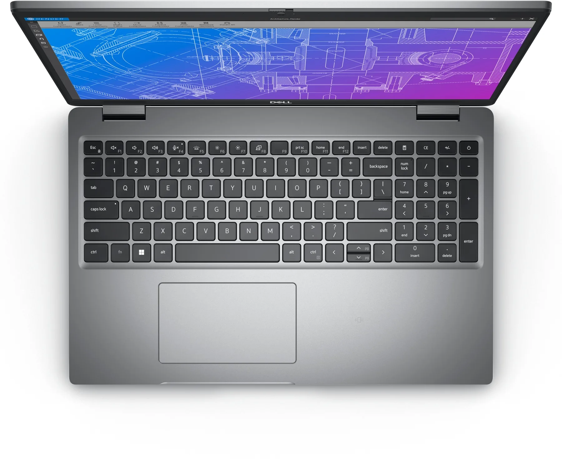 Dell Precision 3570 (2022) (i5-1245U, 16GB, 256GB, 15.6 inch FHD 1920x1080) - Bàn phím và touchpad