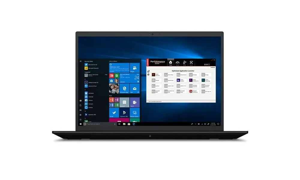Lenovo ThinkPad P1 Gen 4 (i7-11850H, 16GB, 512GB, VGA T1200 , 16 2.5K) - Mặt trước