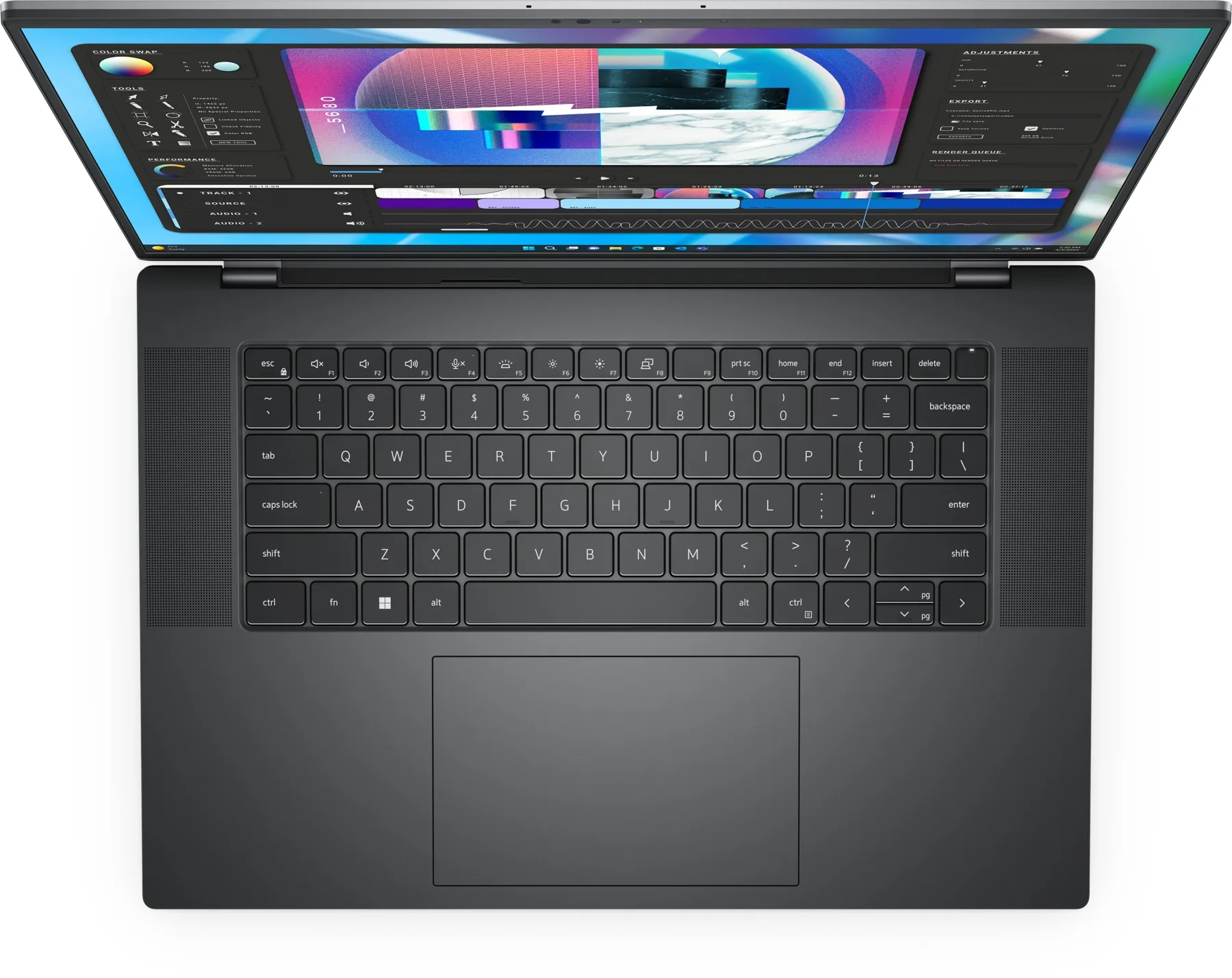 Dell Precision 5680 (2023) (i7-13800H, 32GB, 512GB, 16.0 inch FHD+ 1920x1200) - Bàn phím và touchpad