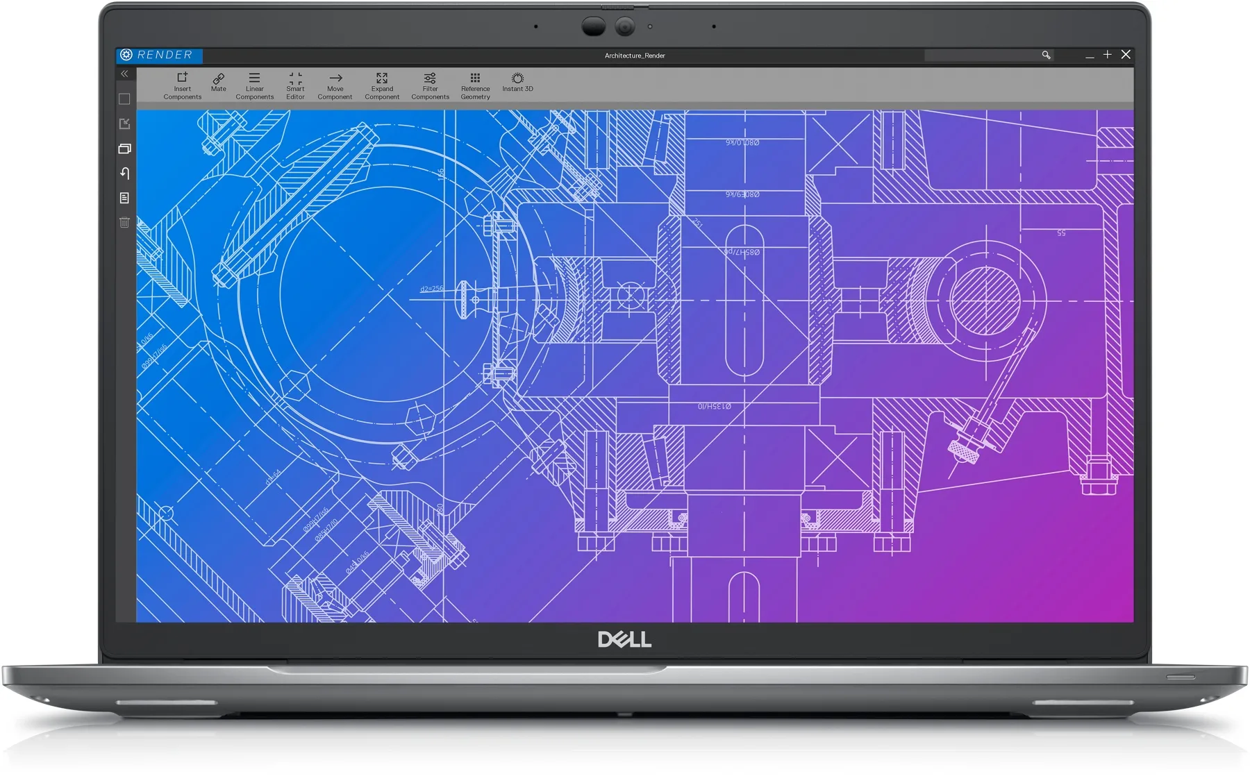 Dell Precision 3570 (2022) (i5-1245U, 16GB, 256GB, 15.6 inch FHD 1920x1080) - Mặt trước