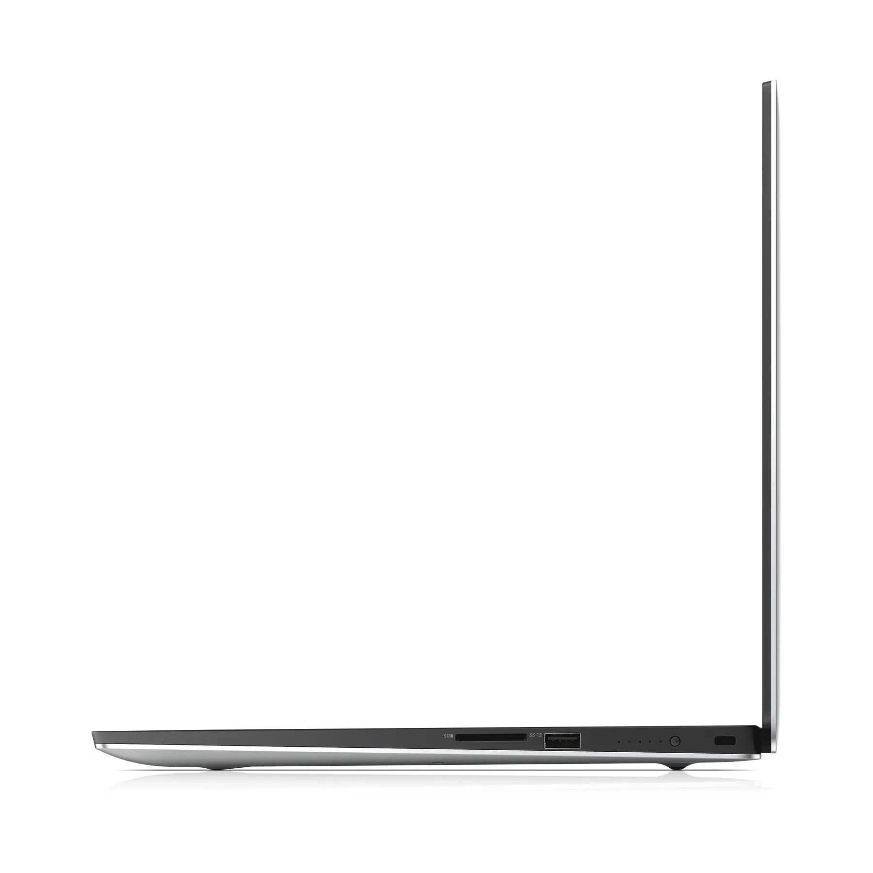 Dell Precision 5540 (i7-9750H, 16GB, 256GB, NVIDIA Quadro T1000, 15.6 FHD IPS) - Góc nhìn cạnh máy