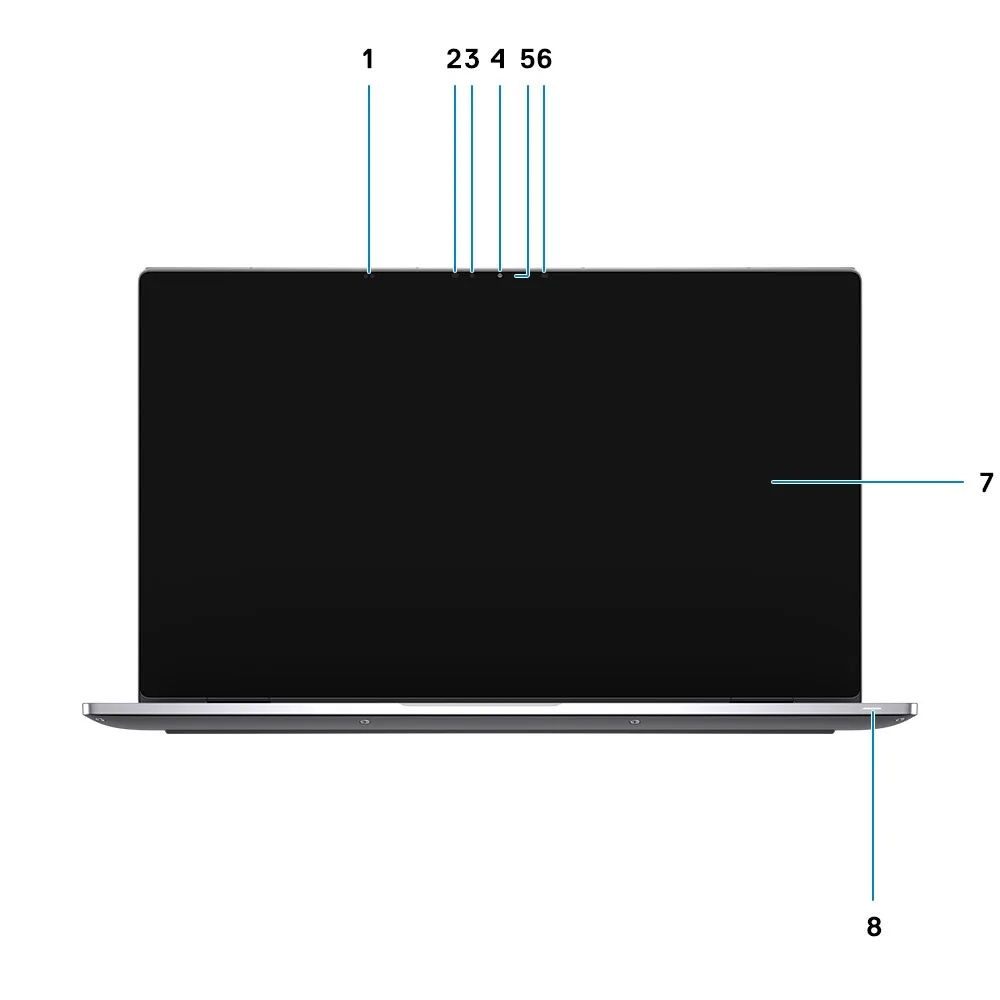 Dell Latitude 9510 (2020) (i7-10710U, 16GB, 256GB, 15.6 inch FHD 1920x1080) - Mặt trước