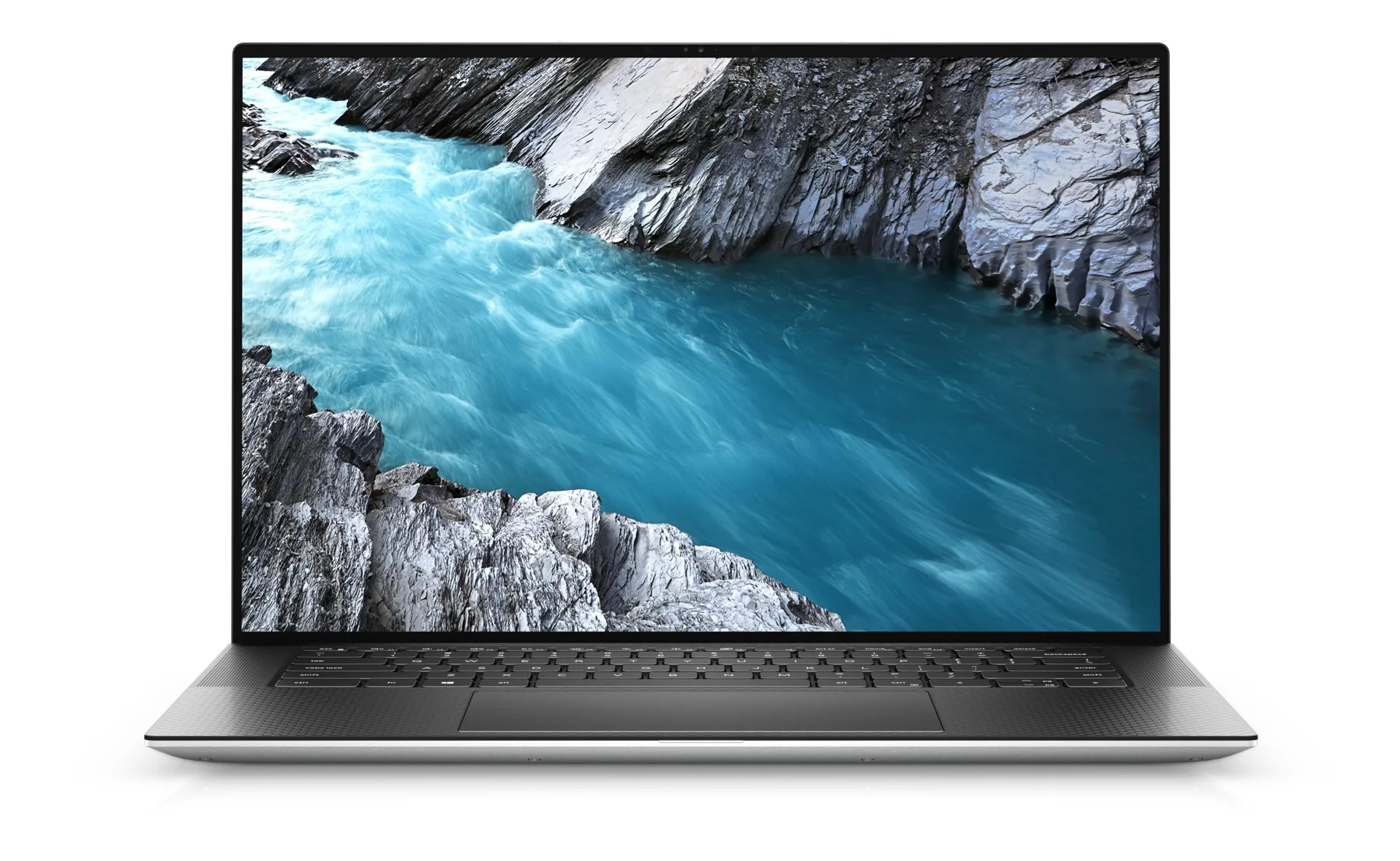 Laptop Dell XPS 15 9500 - Mặt trước