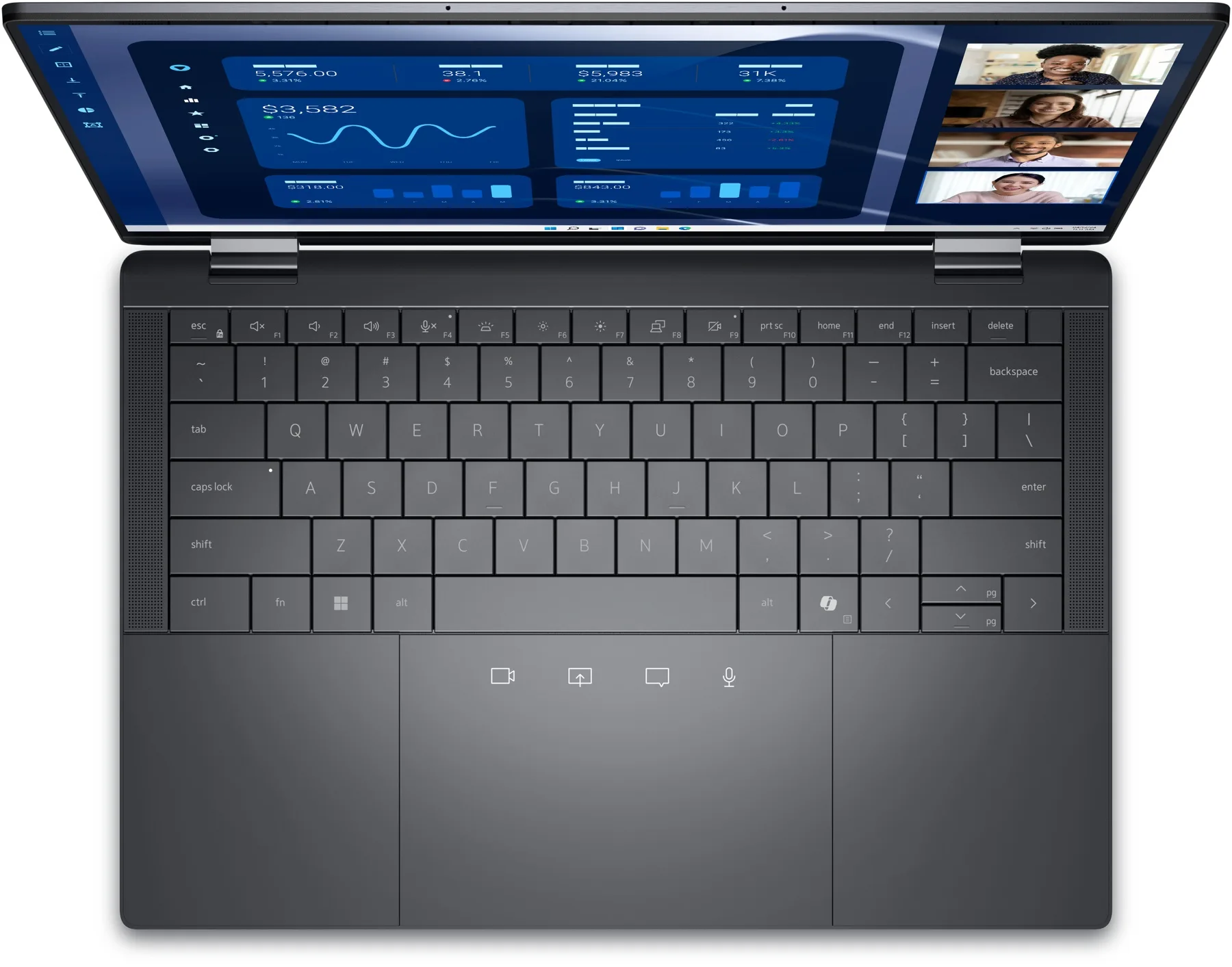 Dell Latitude 9450 2 in 1 (2024) (Core Ultra 7 165U, 32GB, 256GB, 14.0 inch QHD+ 2560x1600 cảm ứng, xoay gập) - Bàn phím và touchpad