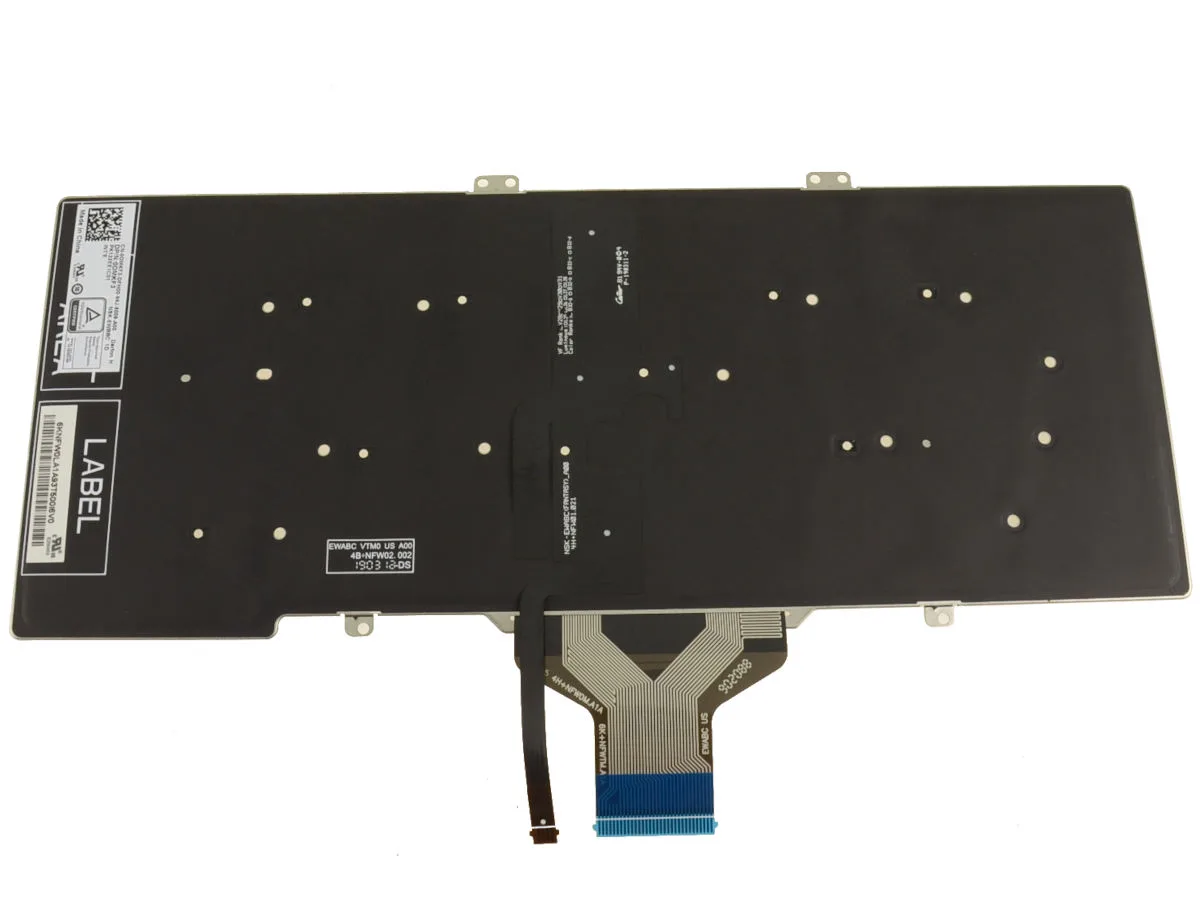 Ảnh tham chiếu DMKF3, mặt sau và cáp, cho Latitude 7400; shop xác nhận đúng phiên bản trước khi thay.