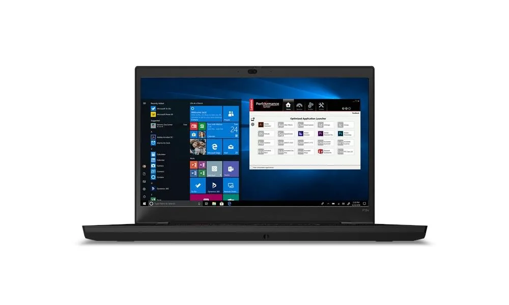 Lenovo ThinkPad P15v Gen 2 (i7-11850H, 16GB, 512GB, T1200, 15.6 FHD) - Mặt trước