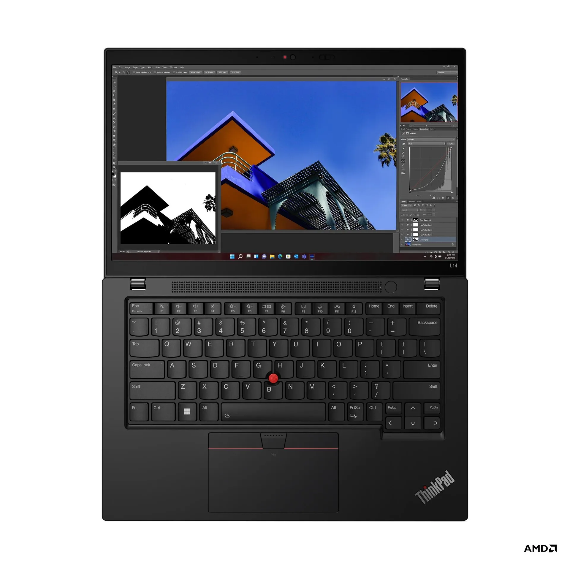 Lenovo ThinkPad L14 Gen 4 - Bàn phím và touchpad