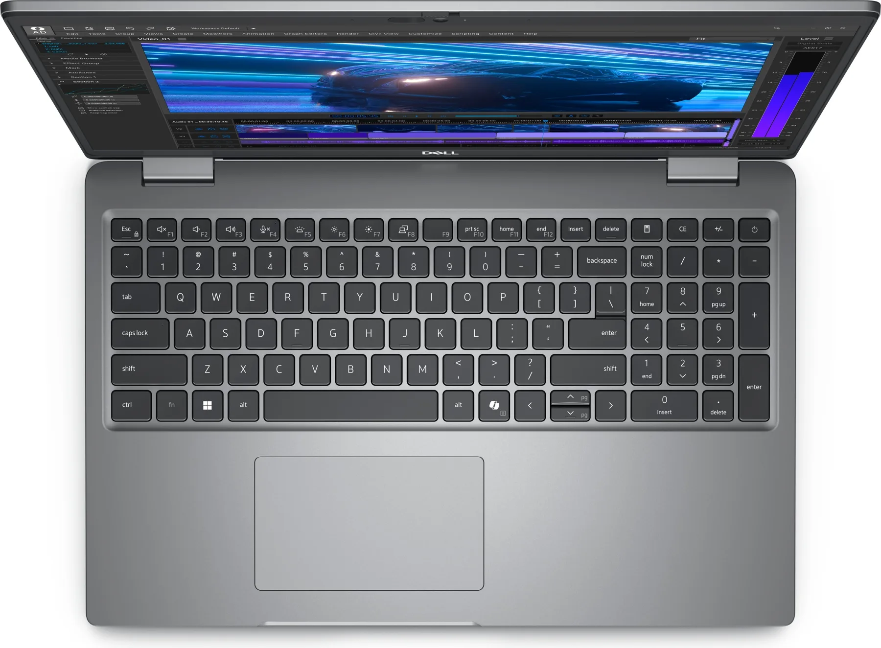 Dell Precision 3591 (2024) (Core Ultra 5 135H, 16GB, 512GB, 15.6 inch FHD) - Bàn phím và touchpad
