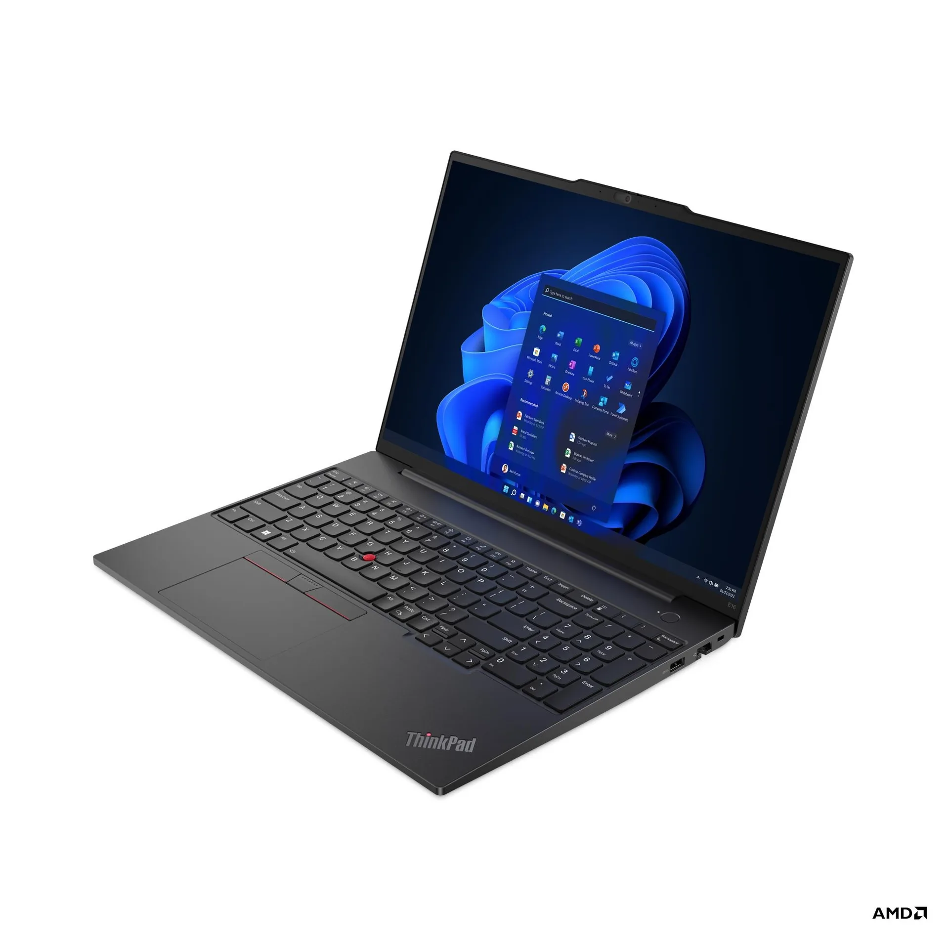 Lenovo Thinkpad E16 Gen 1 (2023) (Ryzen 7 7730U, 16GB, 512GB, 16.0 inch FHD+ 1920x1200) - Góc nhìn tổng thể