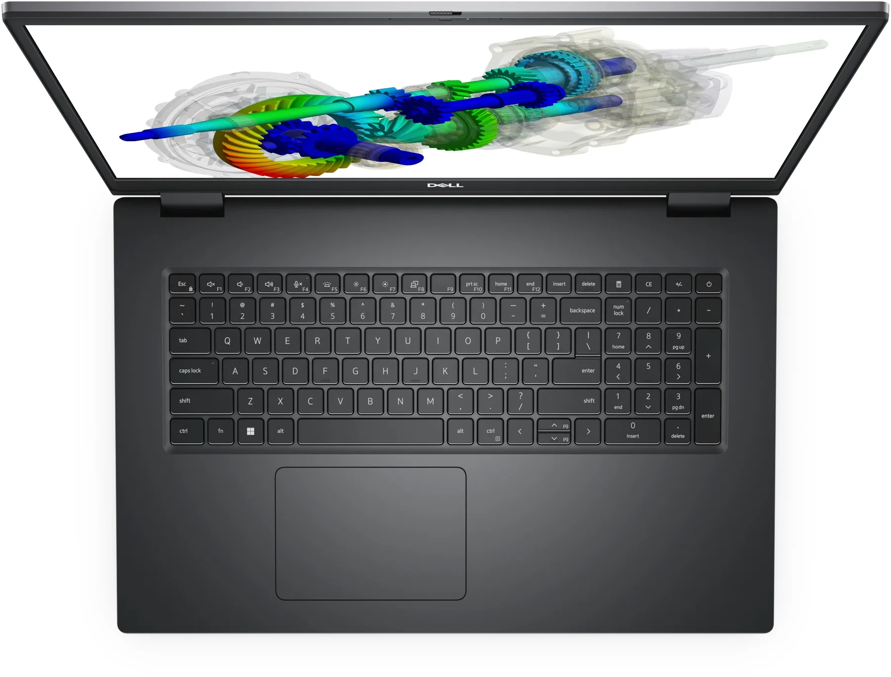 Dell Precision 7770 (2022) (i7-12850HX, 32GB, 512GB, 17.3 inch FHD 1920x1080) - Bàn phím và touchpad