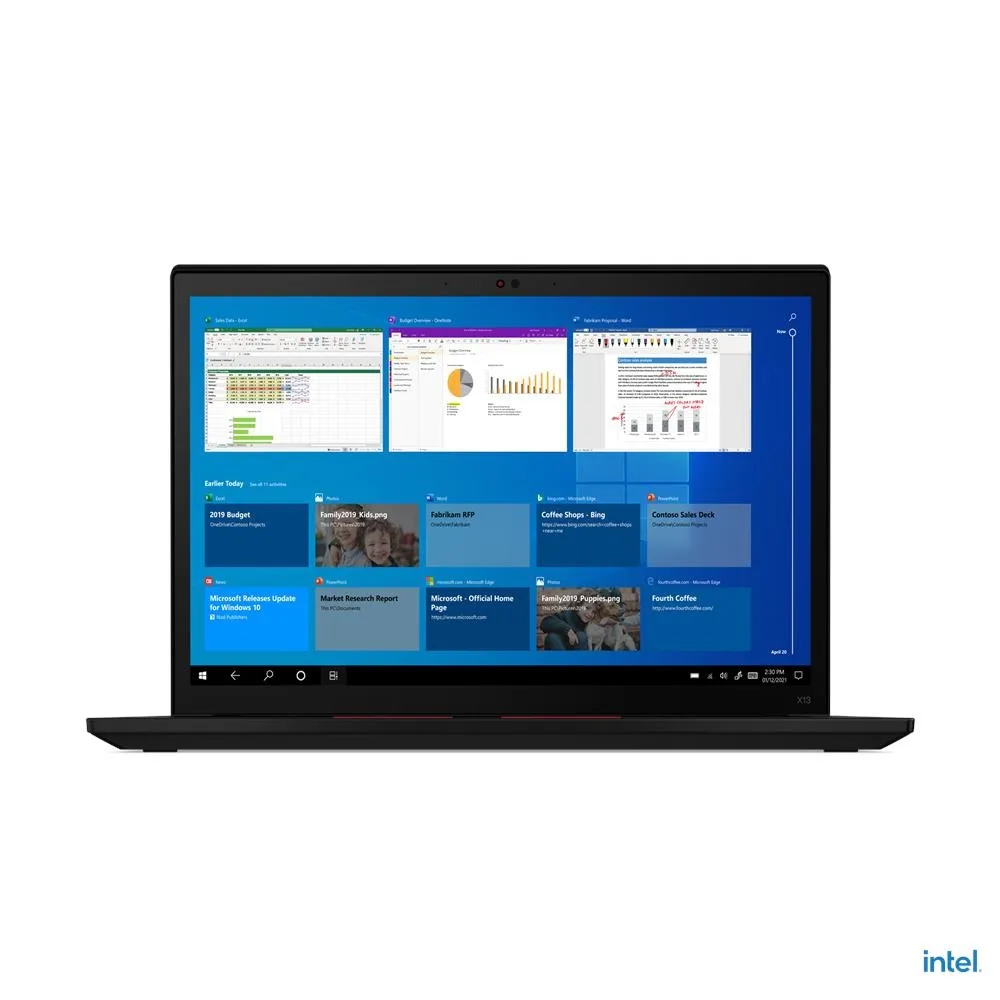 Laptop ThinkPad X13 Gen 2 (i5-1135G7, Ram 8GB, SSD 256GB,13 inch FHD ) - Mặt trước