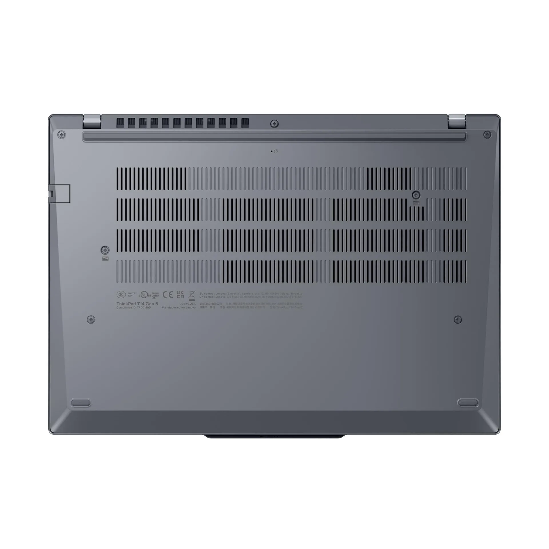 Lenovo Thinkpad T14 Gen 6 (2025) (Core Ultra 5 235U, 16GB, 512GB, 14.0 inch FHD+ 1920x1200) - Mặt đáy