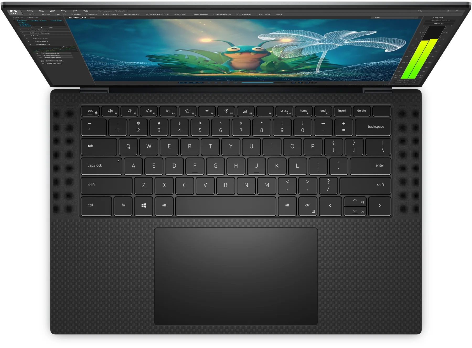 Dell Precision 5570 (2022) (i7-12700H, 16GB, 512GB, 15.6 inch FHD+ 1920x1200 (Màn 4K + 1 triệu)) - Bàn phím và touchpad