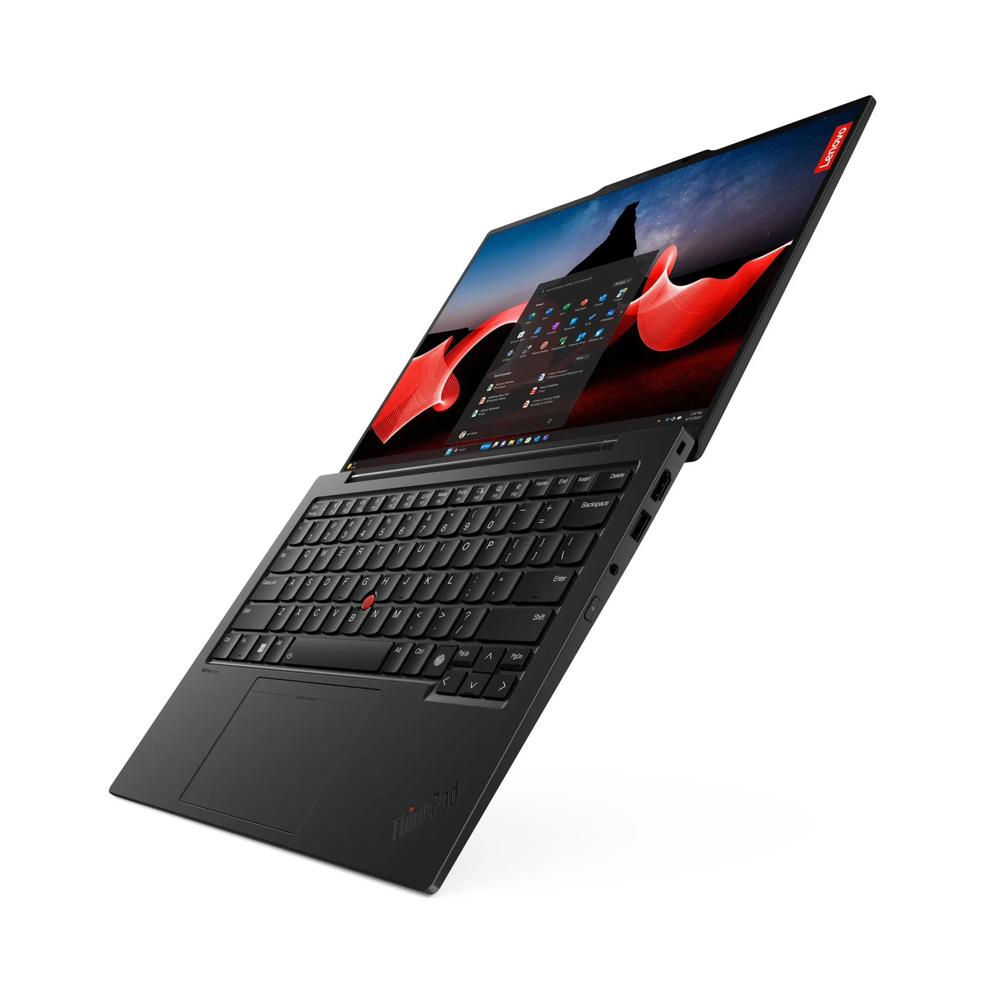 Thinkpad X1 Carbon Gen 12 (2024) (Core Ultra 7 155U, 32GB, 512GB, 14.0 inch FHD+ 1920x1200) - Góc nhìn tổng thể