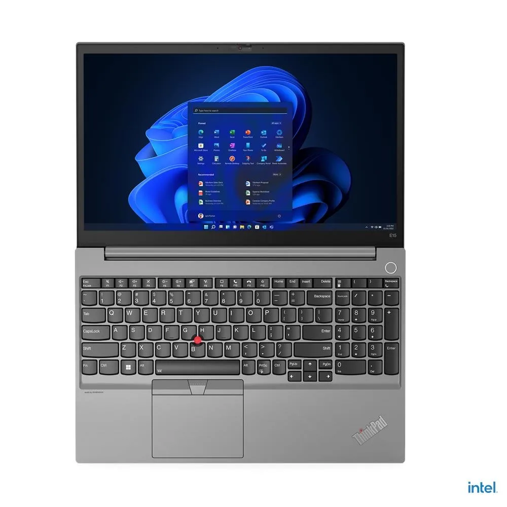 Lenovo Thinkpad E15 Gen 4 (2022) (i7-1255U, 16GB, 512GB, 15.6 inch FHD 1920x1080 / Bạc) - Bàn phím và touchpad