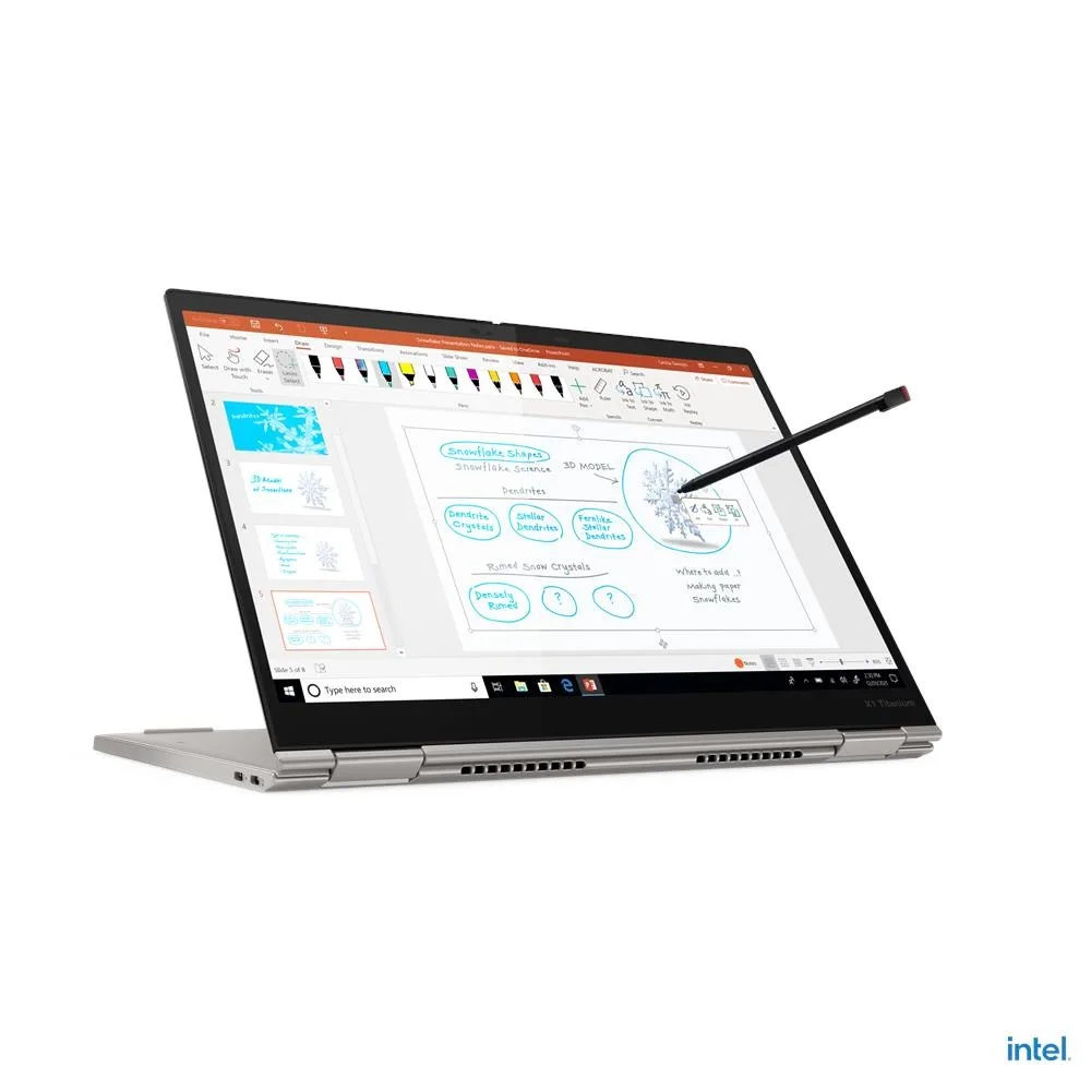Lenovo Thinkpad X1 Titanium Yoga Gen 1 (2021) (i7-1160G7, 16GB, 512GB, 13.5 inch QHD 2256x1504 cảm ứng, xoay gập) - Chế độ trình chiếu