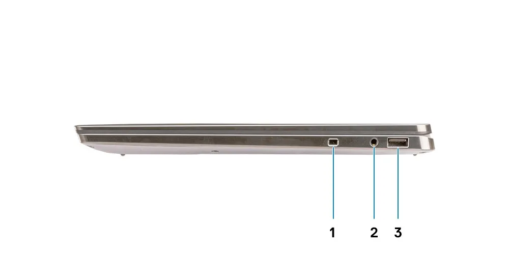 Dell Latitude 9510 (2020) (i7-10710U, 16GB, 256GB, 15.6 inch FHD 1920x1080) - Cạnh phải và cổng kết nối