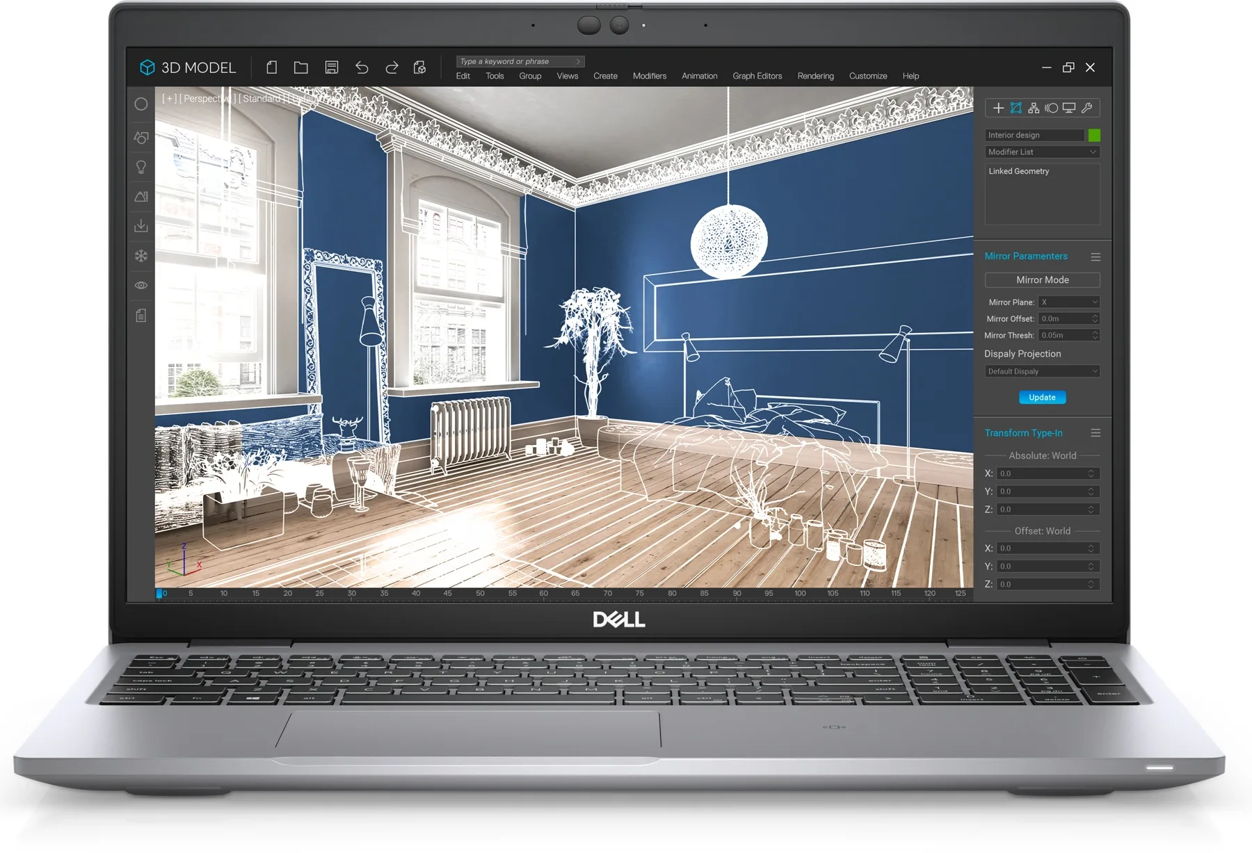 Dell Precision 3560 (2021) (i5-1135G7, 8GB, 256GB, 15.6 inch FHD 1920x1080) - Mặt trước