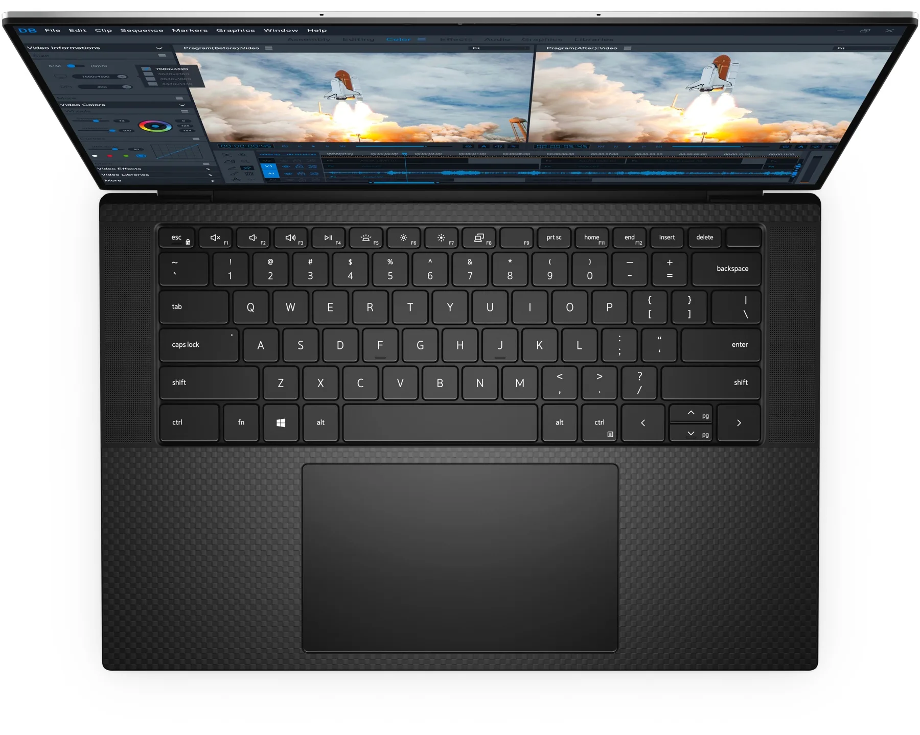 Dell Precision 5550 (i7-10750H, 16GB, 512GB, Nvidia Quadro T1000, 15.6 FHD+ IPS) - Bàn phím và touchpad