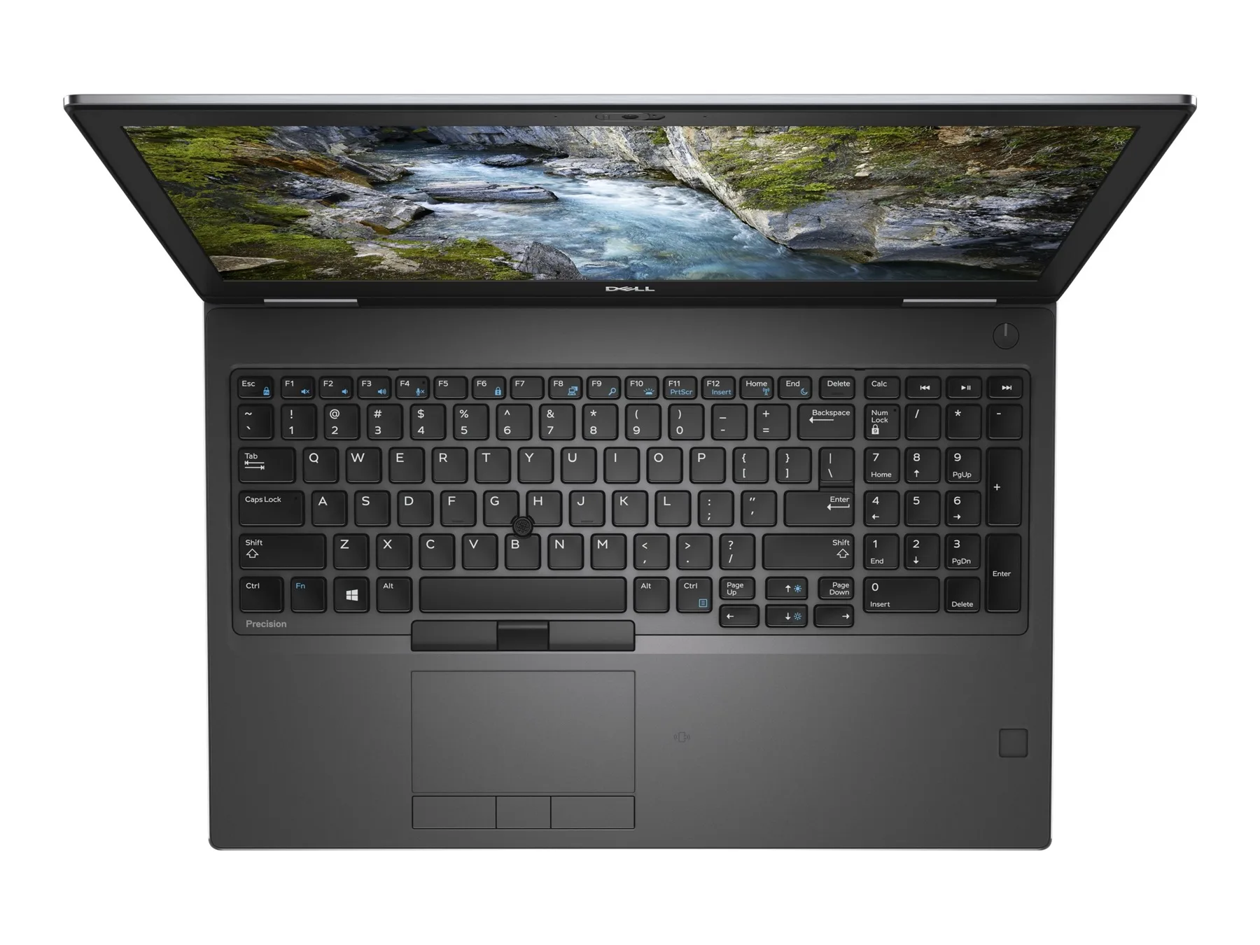 Dell Precision 7540 (Xeon E-2276M, 16GB, 512GB, RTX 3000, 15.6 FHD) - Bàn phím và touchpad