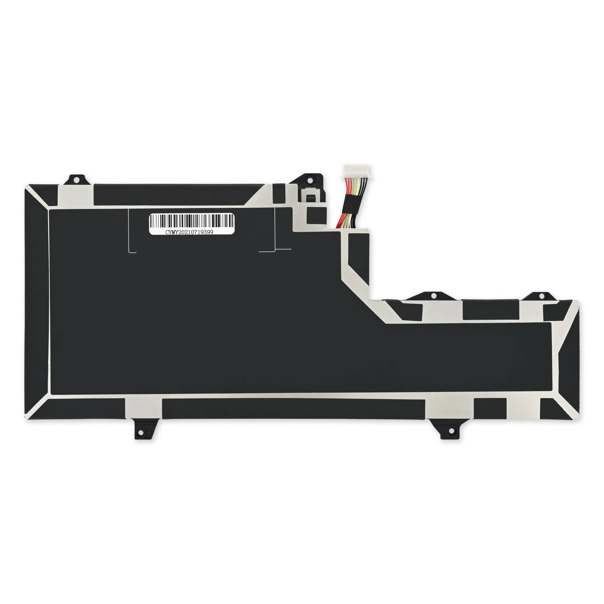 Ảnh tham chiếu pin OM03XL cho EliteBook x360 1030 G2: mặt sau, vị trí gá và cáp kết nối; cần đối chiếu pin thực tế.