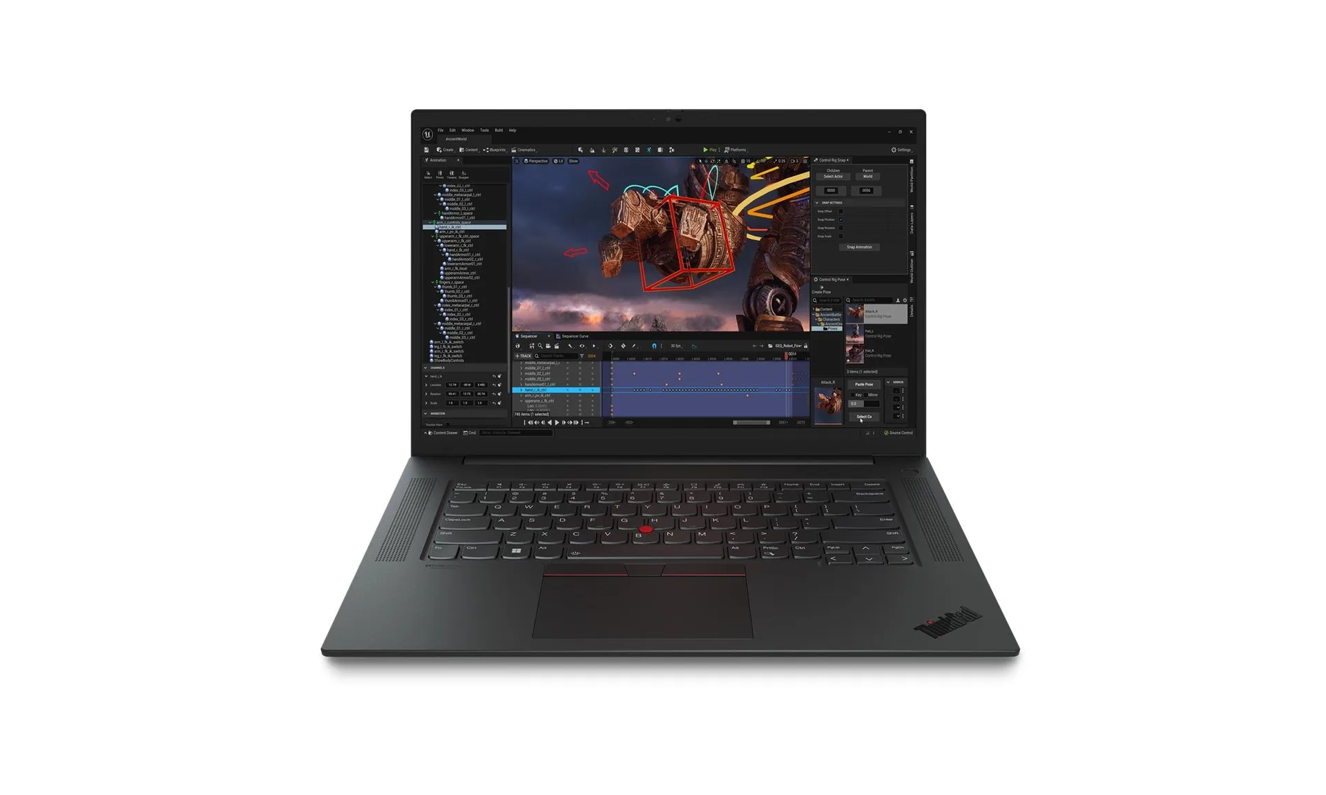 Lenovo Thinkpad P1 Gen 6 (2023) (i7-13700H, 16GB, 512GB, 16.0 inch QHD+ 2560x1600 165Hz) - Mặt trước