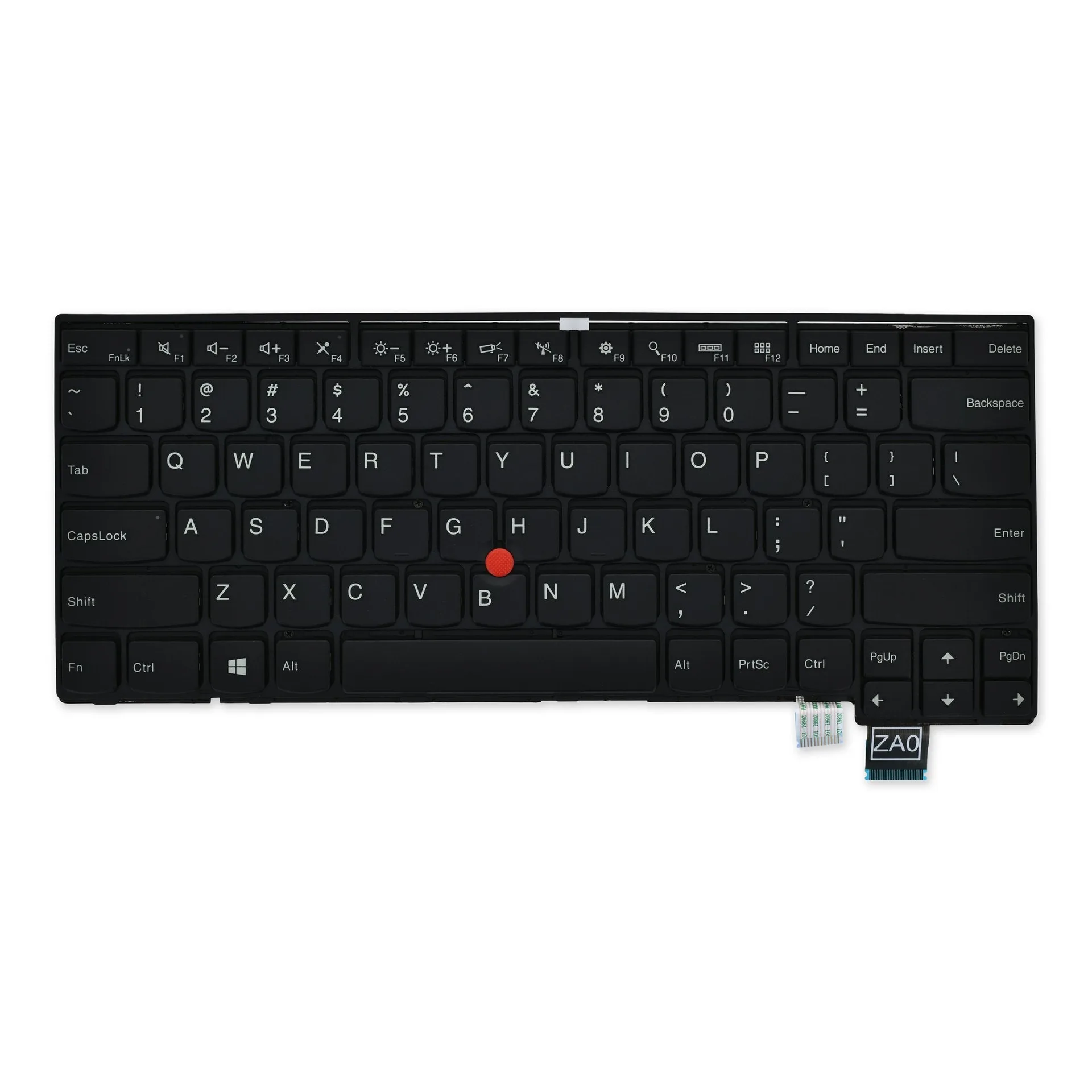 Ảnh tham chiếu mặt trước bàn phím T460, bản US FRU 01YT100; cần đối chiếu FRU trước khi thay.