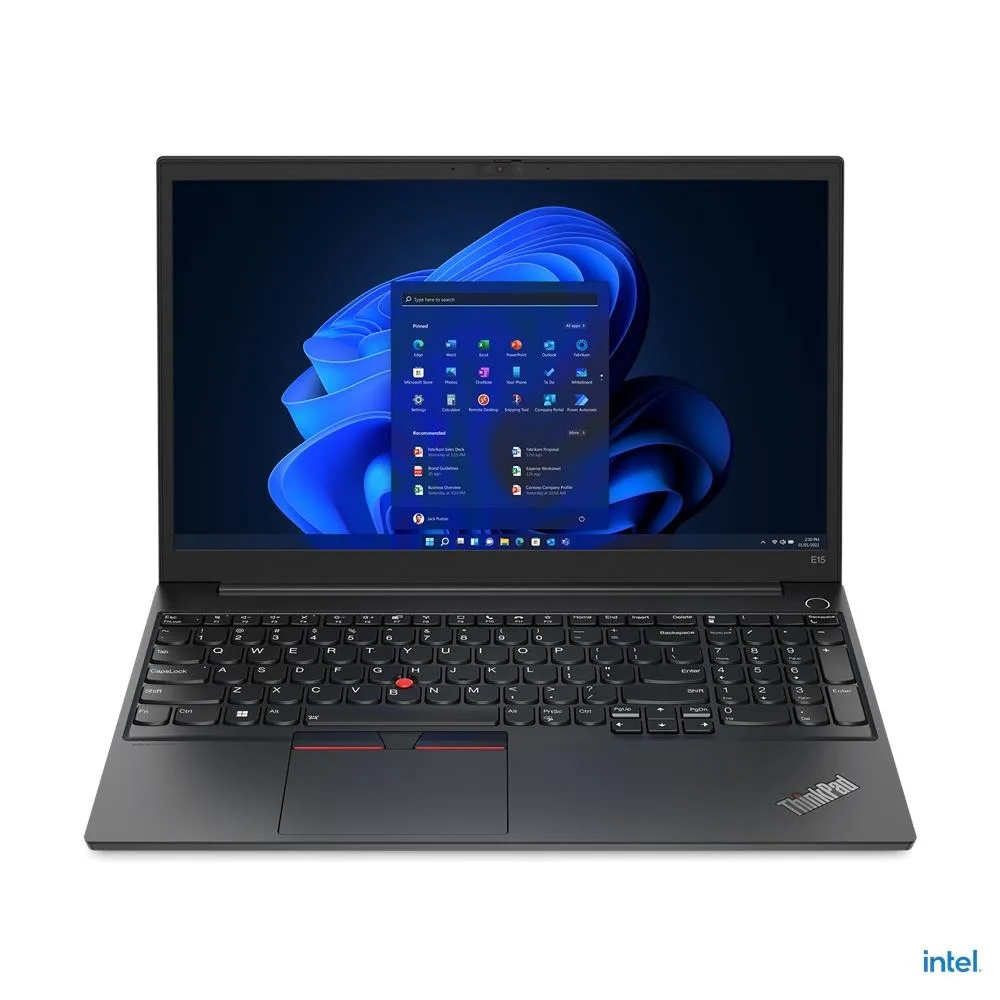 Lenovo Thinkpad E15 Gen 4 (2022) (i7-1255U, 16GB, 512GB, 15.6 inch FHD 1920x1080 / Bạc) - Mặt trước
