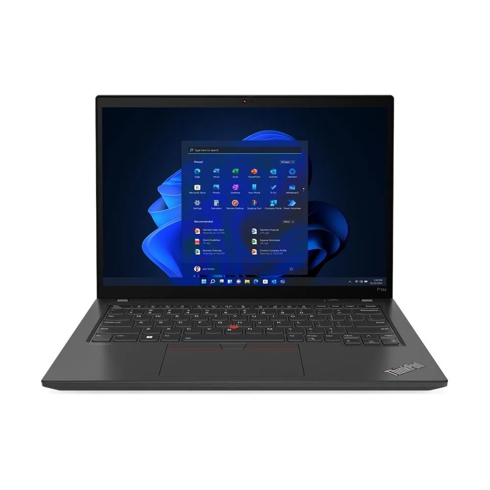 Lenovo Thinkpad P14S Gen 3 (2022) (i7-1260P, 16GB, 512GB, 14.0 inch FHD+ 1920x1200) - Mặt trước