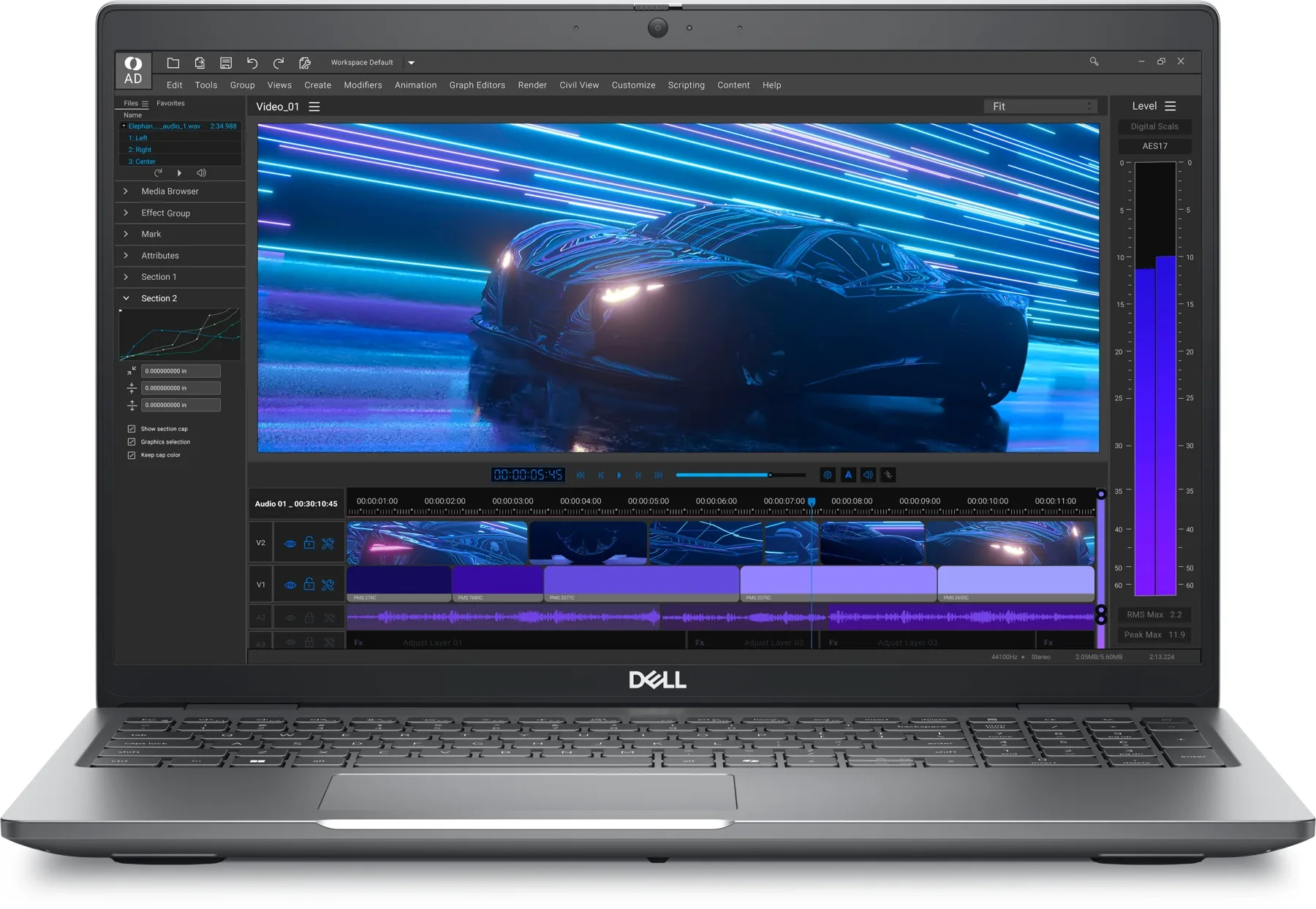 Dell Precision 3591 (2024) (Core Ultra 5 135H, 16GB, 512GB, 15.6 inch FHD) - Mặt trước