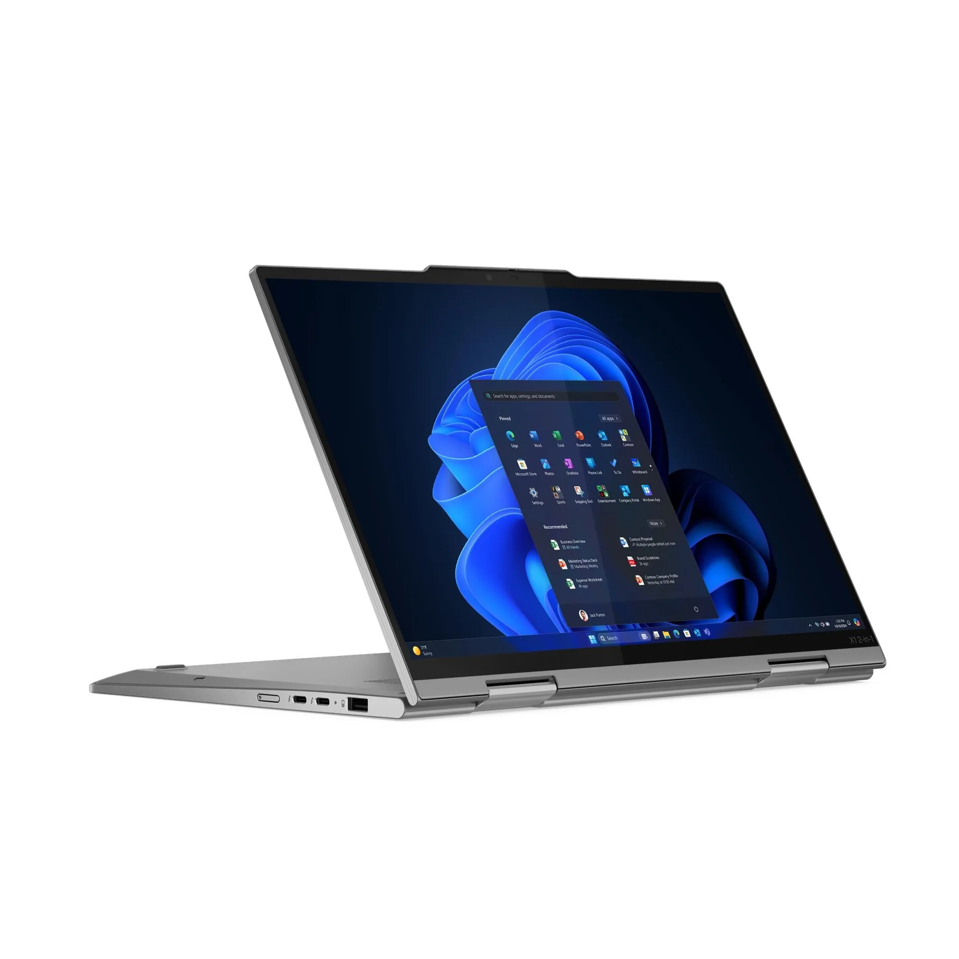 Lenovo ThinkPad X1 2 in 1 Gen 10 Aura Edition (Core Ultra 5 225U, 16GB, 512GB, 14.0 inch FHD+ cảm ứng, xoay gập) - Chế độ trình chiếu
