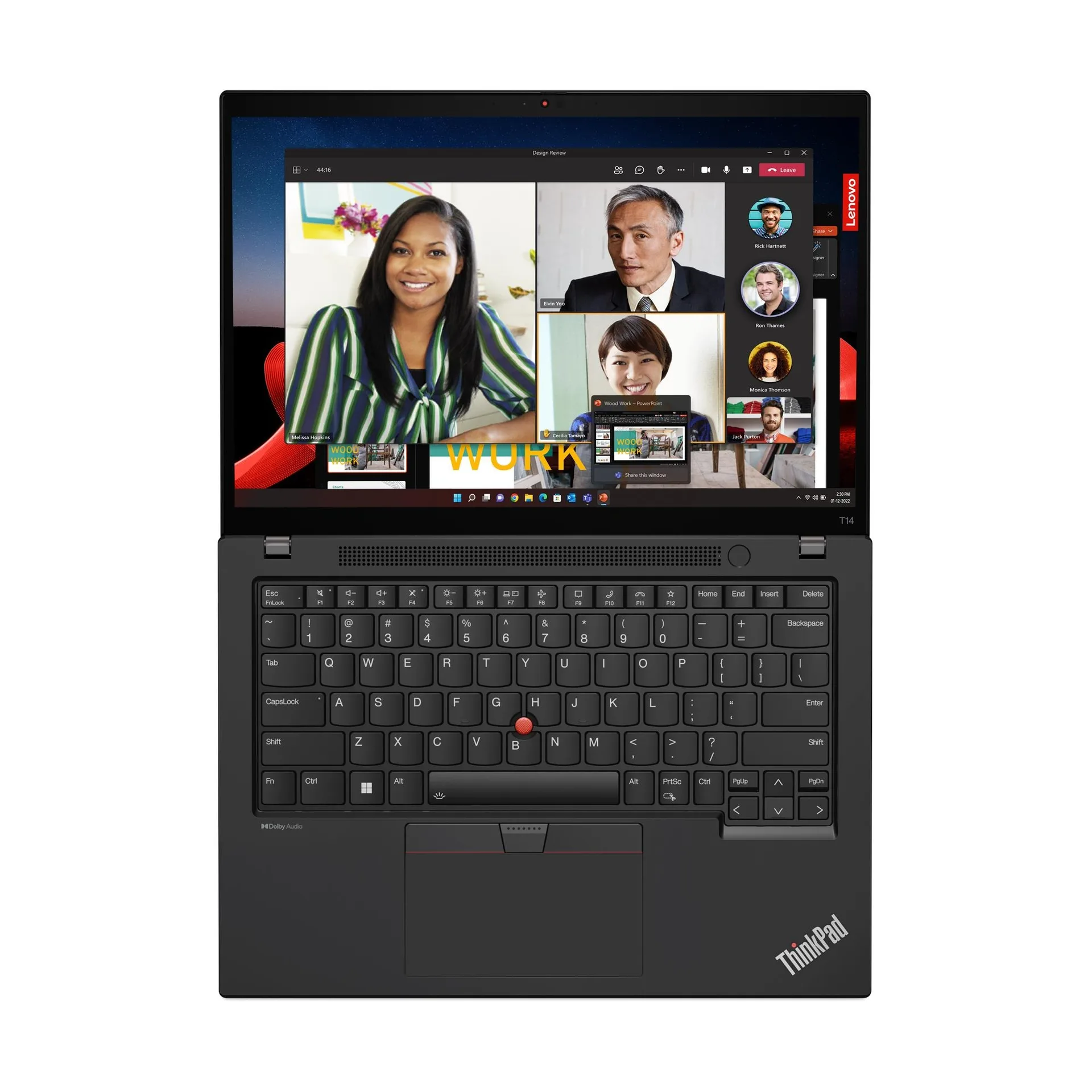 Lenovo Thinkpad T14 Gen 4 (2023) (i5-1345U, 16GB, 256GB, 14.0 inch FHD+ 1920x1200) - Bàn phím và touchpad