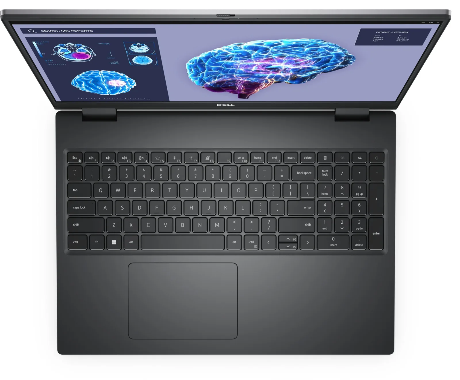 Dell Precision 7680 (2023) (i7-13850HX, 32GB, 512GB, 16.0 inch FHD+ 1920x1200) - Bàn phím và touchpad