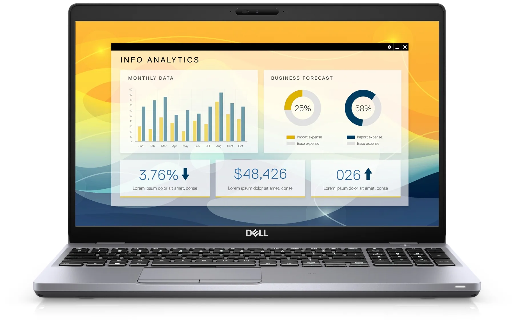 Dell Precision 3550 (2020) (i5-10310U, 8GB, 256GB, 15.6 inch FHD 1920x1080) - Mặt trước