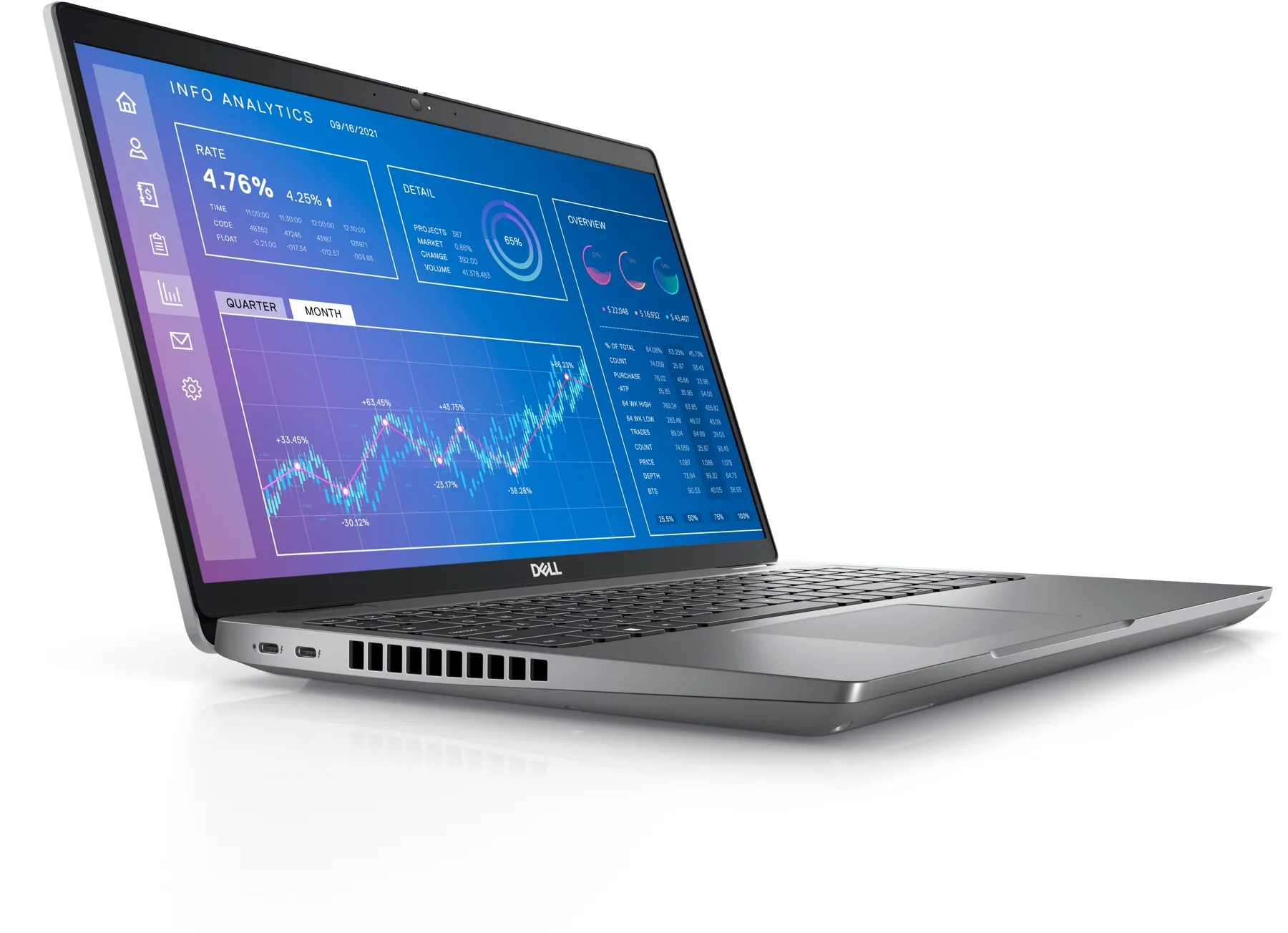 Dell Precision 3571 (2022) (i5-12500H, 16GB, 256GB, 15.6 inch FHD 1920x1080) - Góc nhìn tổng thể