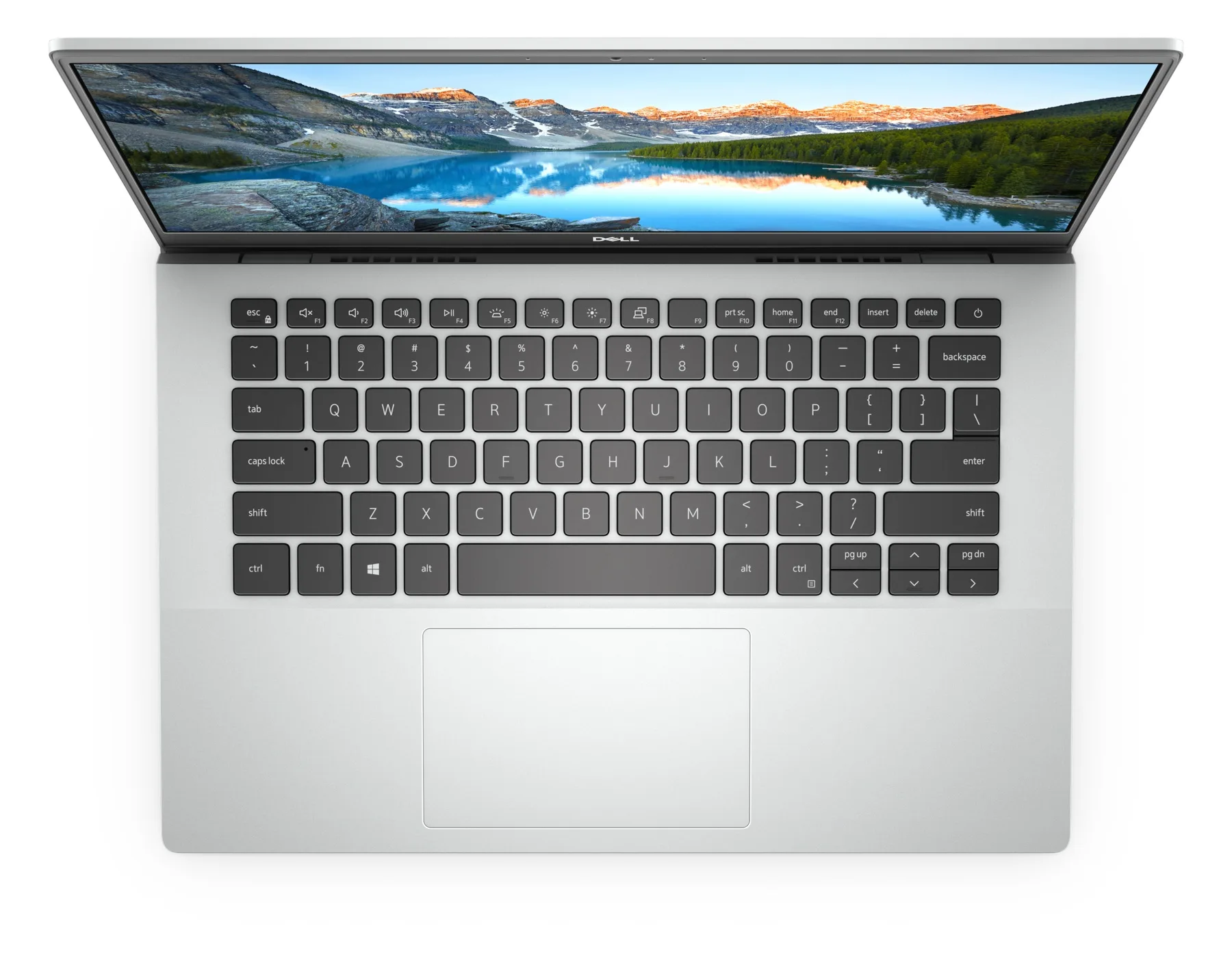 Laptop Dell Inspiron 14 5402 White/ Win 10 - Bàn phím và touchpad