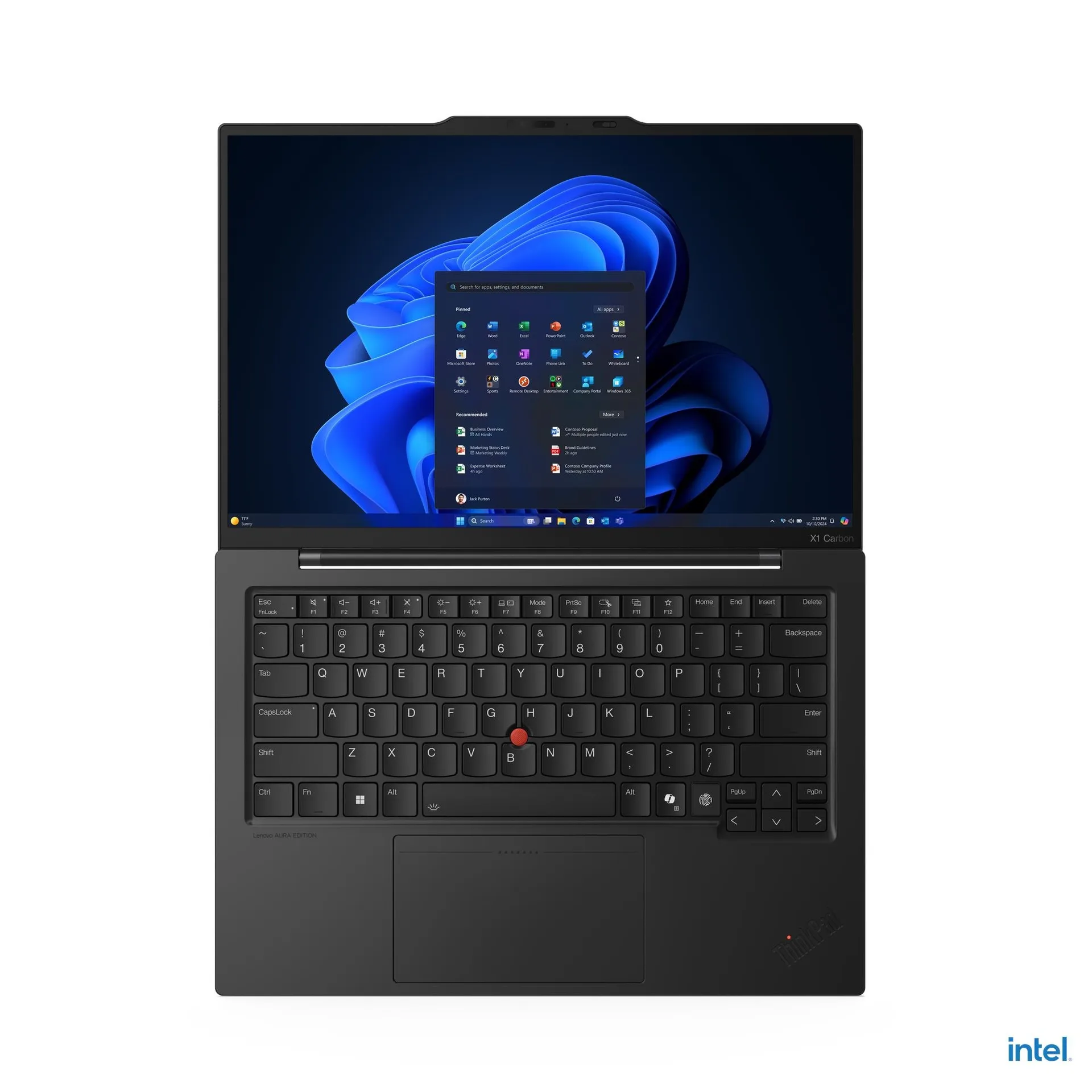 Lenovo ThinkPad X1 Carbon Gen 13 Aura Edition (Core Ultra 7 258V, 32GB, 512GB, 14.0 inch 2.8K) - Bàn phím và touchpad